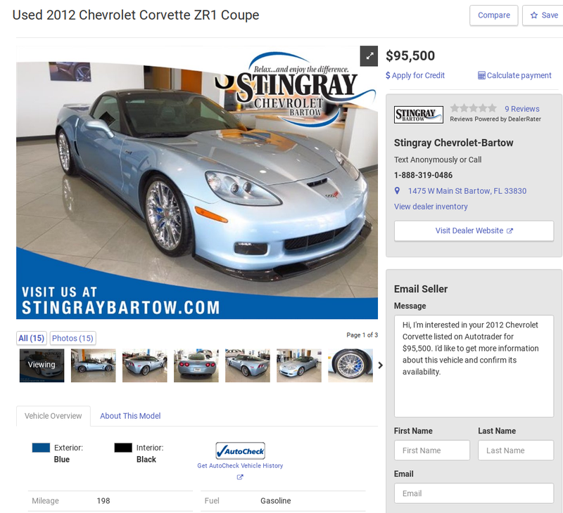 Illustration for article titled I Have No Idea Why So Many People Who Buy Corvettes Never Drive Them